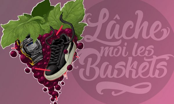 lache moi les baskets bordeaux sneakers
