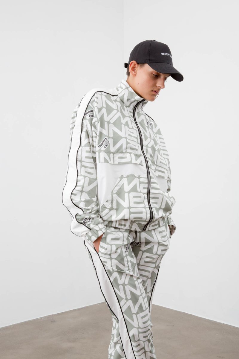 ANDREA CREWS x New Man Tracksuit Grey